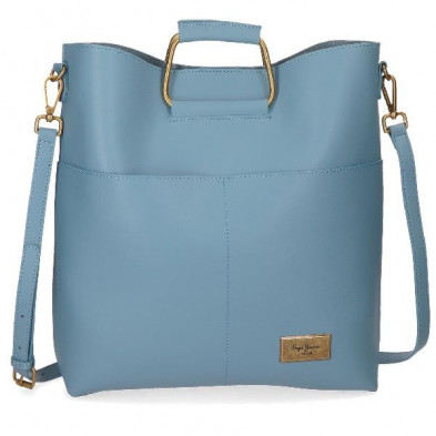 Imagen bolso shopping azul pepe jeans london angelica Imagen bolso shopping azul pepe jeans london angelica