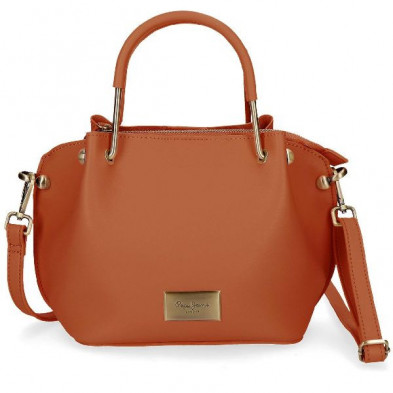 Imagen bolso marron pepe jeans london angelica