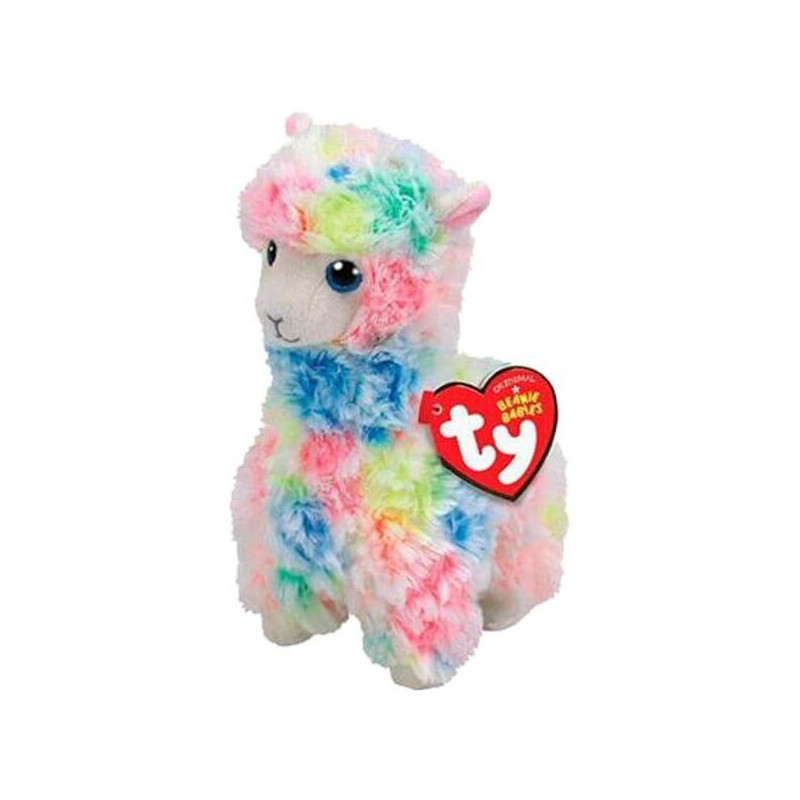 Imagen beanie babies lola llama multicolor 15 cm