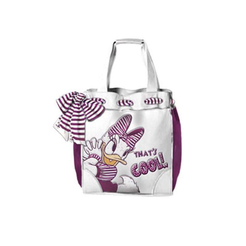 Imagen daisy shopping bag purple 26x29cm