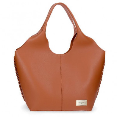 Imagen bolso marron pepe jeans london angelica Imagen bolso marron pepe jeans london angelica