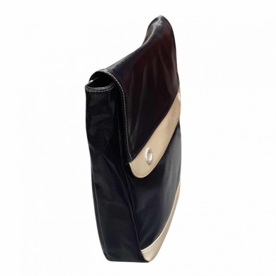 imagen 2 de bolso mujer pu madeira azul 26x28x6 cm