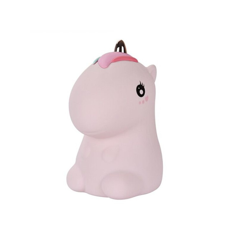 Imagen lampara de silicona unicorn cambia de color -rosa Imagen lampara de silicona unicorn cambia de color -rosa