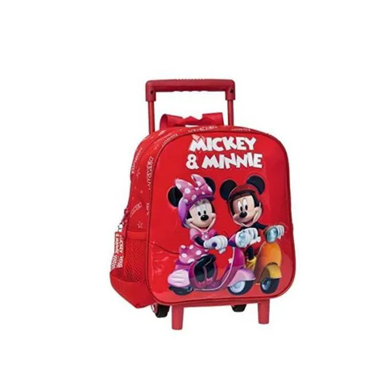 Imagen mochila carro mickey&minnie vespa 23x25x10cm