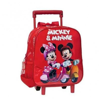 Imagen mochila carro mickey&minnie vespa 23x25x10cm