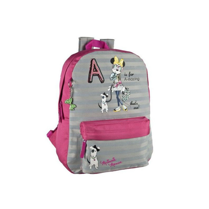 Imagen mochila adaptable minnie amazing 33x42x14cm