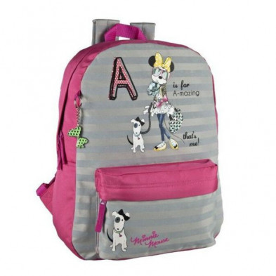 Imagen mochila adaptable minnie amazing 33x42x14cm Imagen mochila adaptable minnie amazing 33x42x14cm