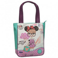 Imagen bolso shopping minnie mouse 30x38x11cm