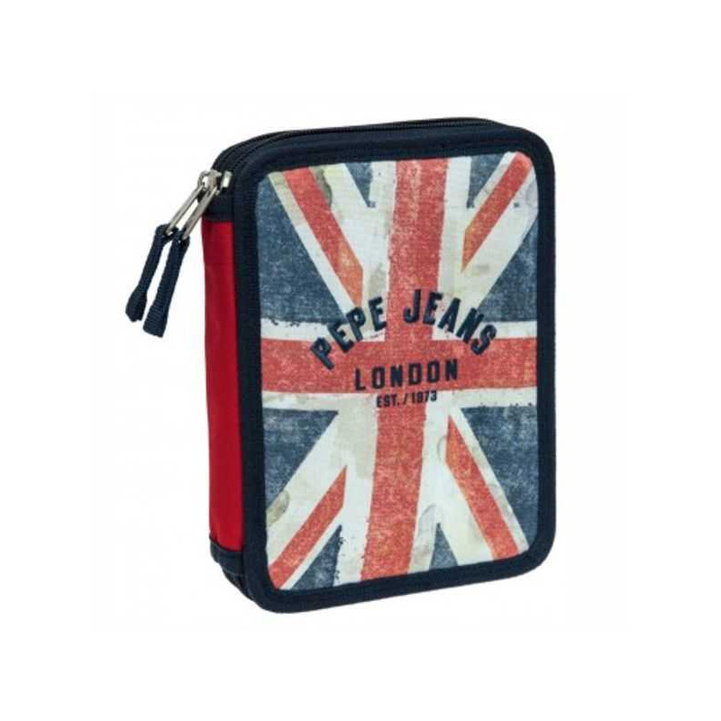 Imagen plumier 2comp pepe jeans union jack 34piezas