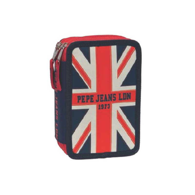 Imagen plumier 3comp pepe jeans union jack 45piezas