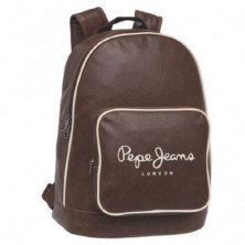 Imagen mochila portaord pepe jeans org marron 31x42x13cm