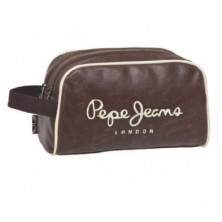 Imagen neceser adap 2crem pepe jeans org marron 26x16x12c