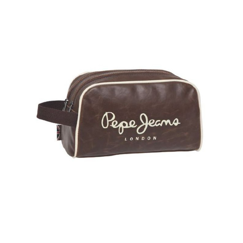 Imagen neceser adap 2crem pepe jeans org marron 26x16x12c
