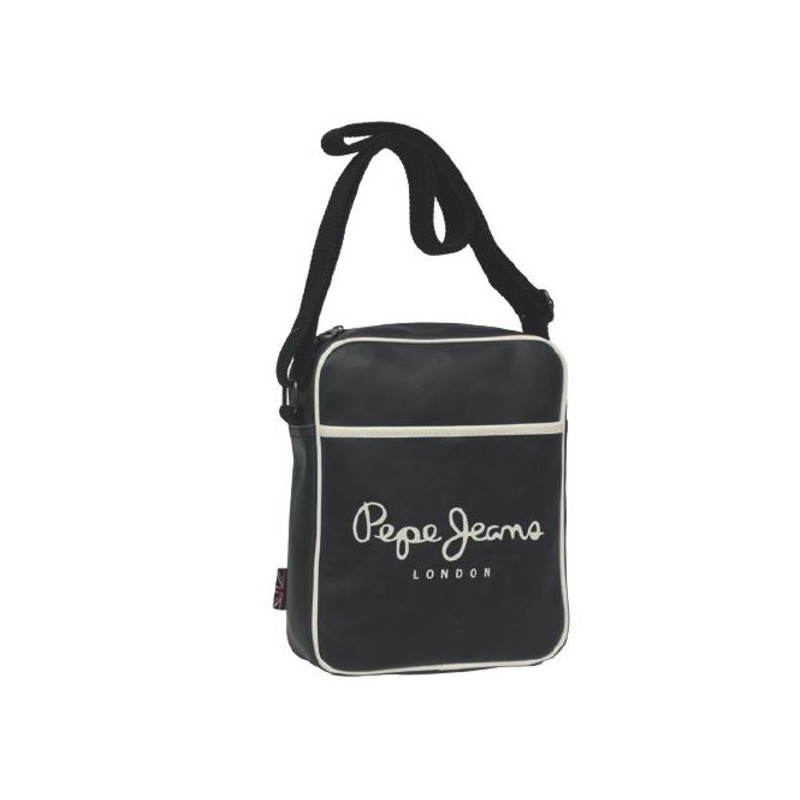 Imagen bandolera porta pepe jeans org negro 22x20x6cm