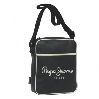 Imagen bandolera porta pepe jeans org negro 22x20x6cm