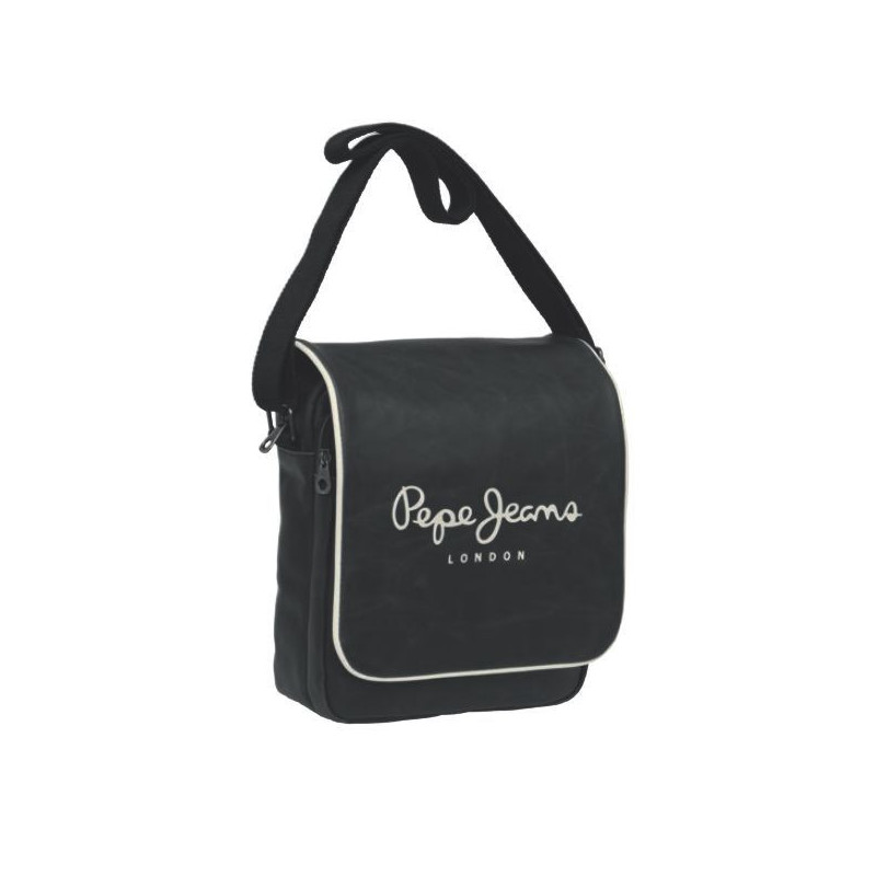 Imagen bandolera pepe jeans org negro 22x28x8cm