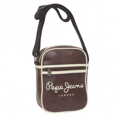 Imagen bandolera pepe jeans org marron 16x21x7cm