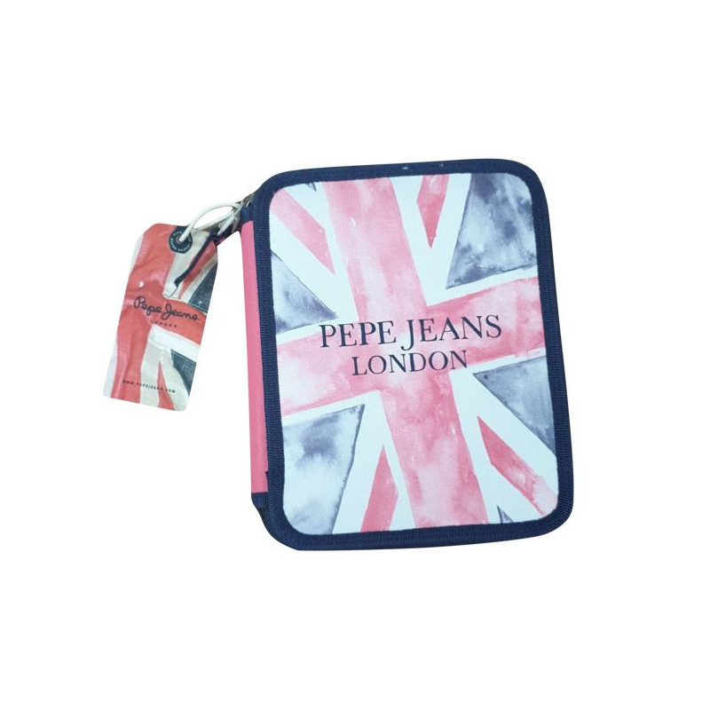 Imagen plumier 2 compartimentos pepe jeans union Imagen plumier 2 compartimentos pepe jeans union