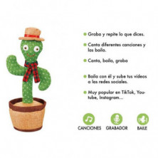 imagen 2 de cactus bailarin con grabador y musica diferente