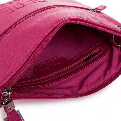 imagen 2 de bandolera pepe jeans embroidery fucsia