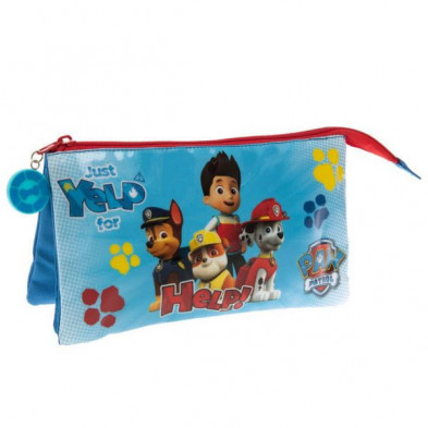 Imagen neceser 3 compartimentos paw patrol rescue