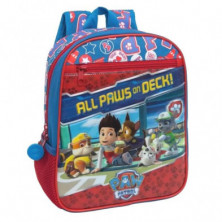 Imagen mochila adap. 28cm  paw patrol paws on deck