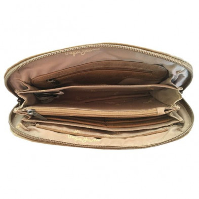 imagen 1 de bolso de mano pepe jeans original beig
