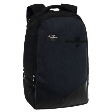 Imagen mochila 44cm pepe jeans rubber logo