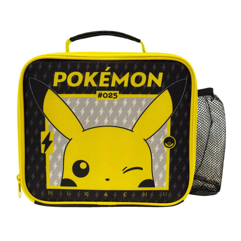 Imagen bolsa de almuerzo y portabotellas pokemon