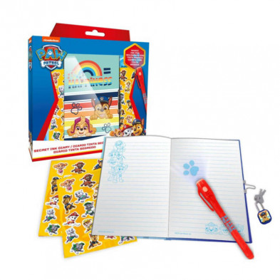 Imagen diario con boligrafo mágico paw patrol Imagen diario con boligrafo mágico paw patrol