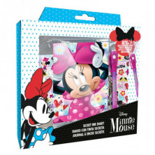 imagen 1 de diario con boligrafo mágico minnie mouse