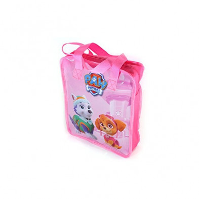 Imagen bolsa rectangular asa paw patrol rosa