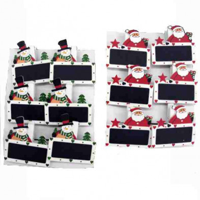 Imagen pinza papa noel y muñeco de nieve Imagen pinza papa noel y muñeco de nieve