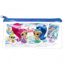 Imagen portatodo c/ material escolar shimmer & shine