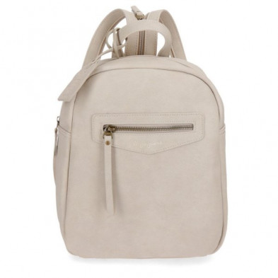 Imagen mochila 28cm pjl olivia beige claro