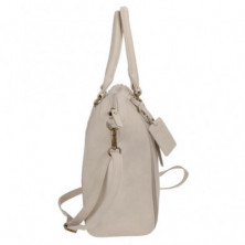 imagen 1 de bolso pjl olivia beige claro