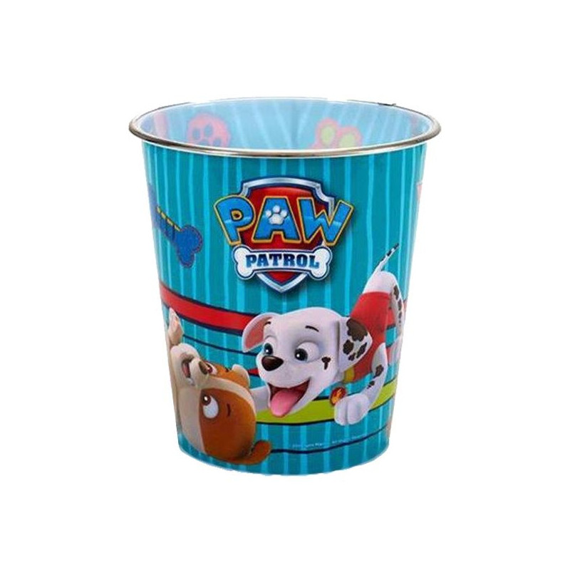 Imagen papelera paw patrol azul 19