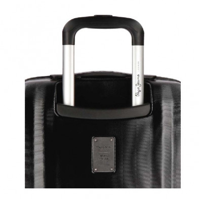 imagen 1 de trolley 69cm abs 4r cambridge negro pepe jeans