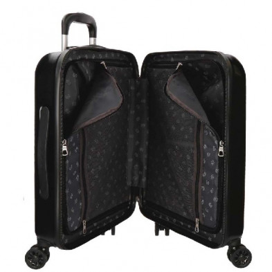 imagen 2 de trolley 69cm abs 4r cambridge negro pepe jeans