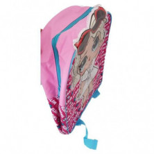 imagen 1 de mochila oval lol doll glam squad rosa