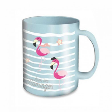 Imagen taza micro 350ml flamingo Imagen taza micro 350ml flamingo
