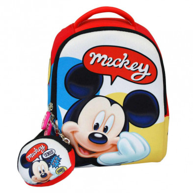 imagen 1 de mochila neopreno 25cm mickey yeah