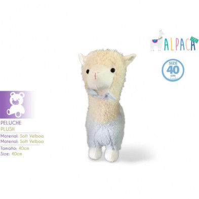 Imagen peluche alpaca 40cm