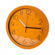 Imagen reloj de pared lavender naranja 30x4.1cm