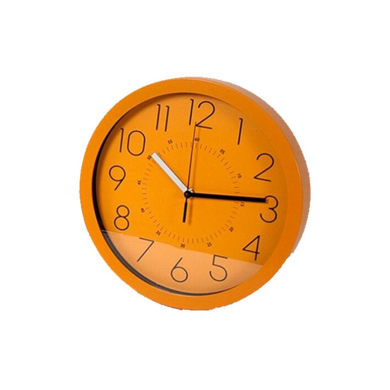 Imagen reloj de pared lavender naranja 30x4.1cm