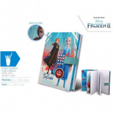 imagen 1 de diario secreto con codigo y sonido frozen