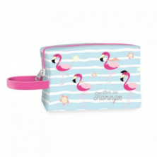 Imagen neceser flamingo 20x7x13cm