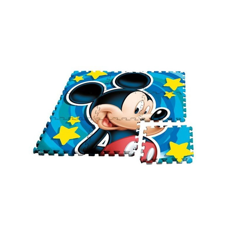 Imagen alfombra foam mickey 30x30x1cm - 9 piezas