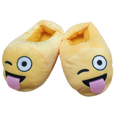 Imagen zapatilla infantil emoji guiño con lengua 27/29