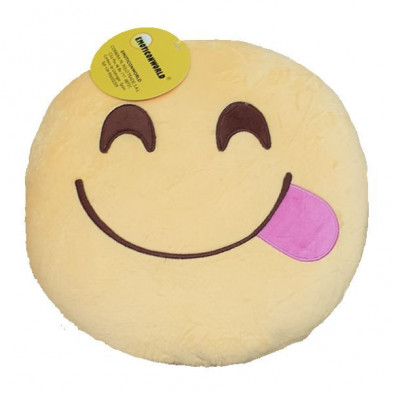 Imagen cojín emoji relamiéndose 31 cm Imagen cojín emoji relamiéndose 31 cm